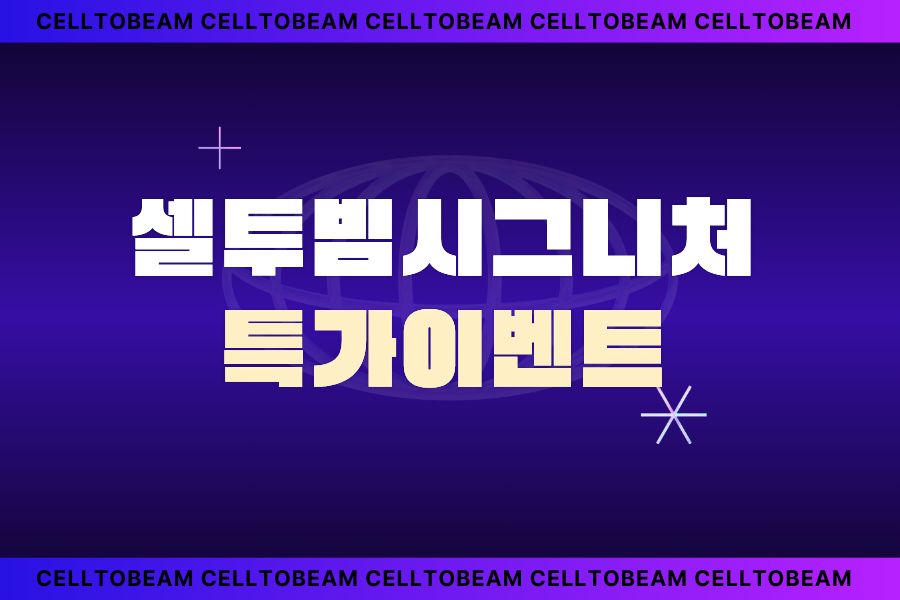 셀투빔 시그니처 패키지 특가